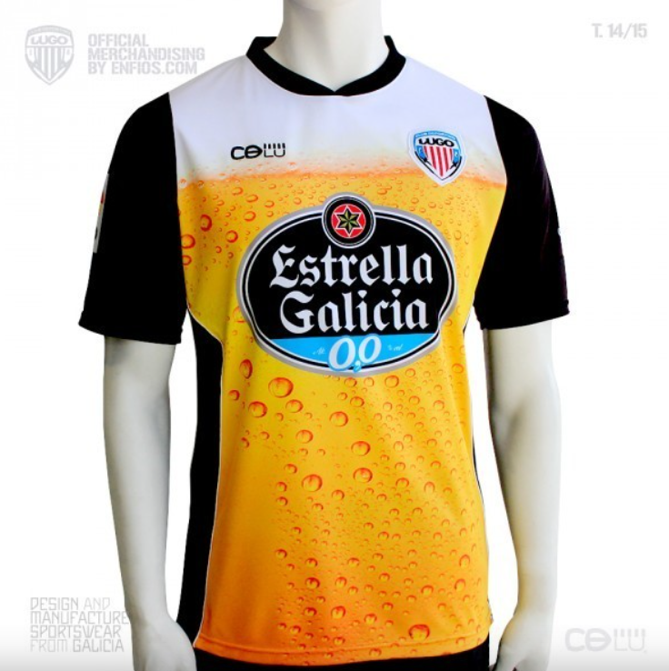 CD Lugo (201415) – Koszulka kufla piwa CD Lugo (2014/15) – Koszulka kufla piwa